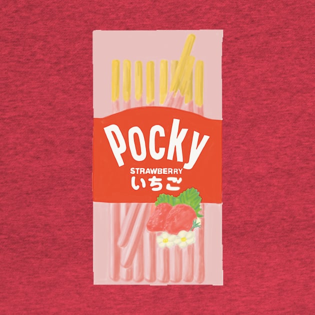 Strawberry flavor pocky by isarol